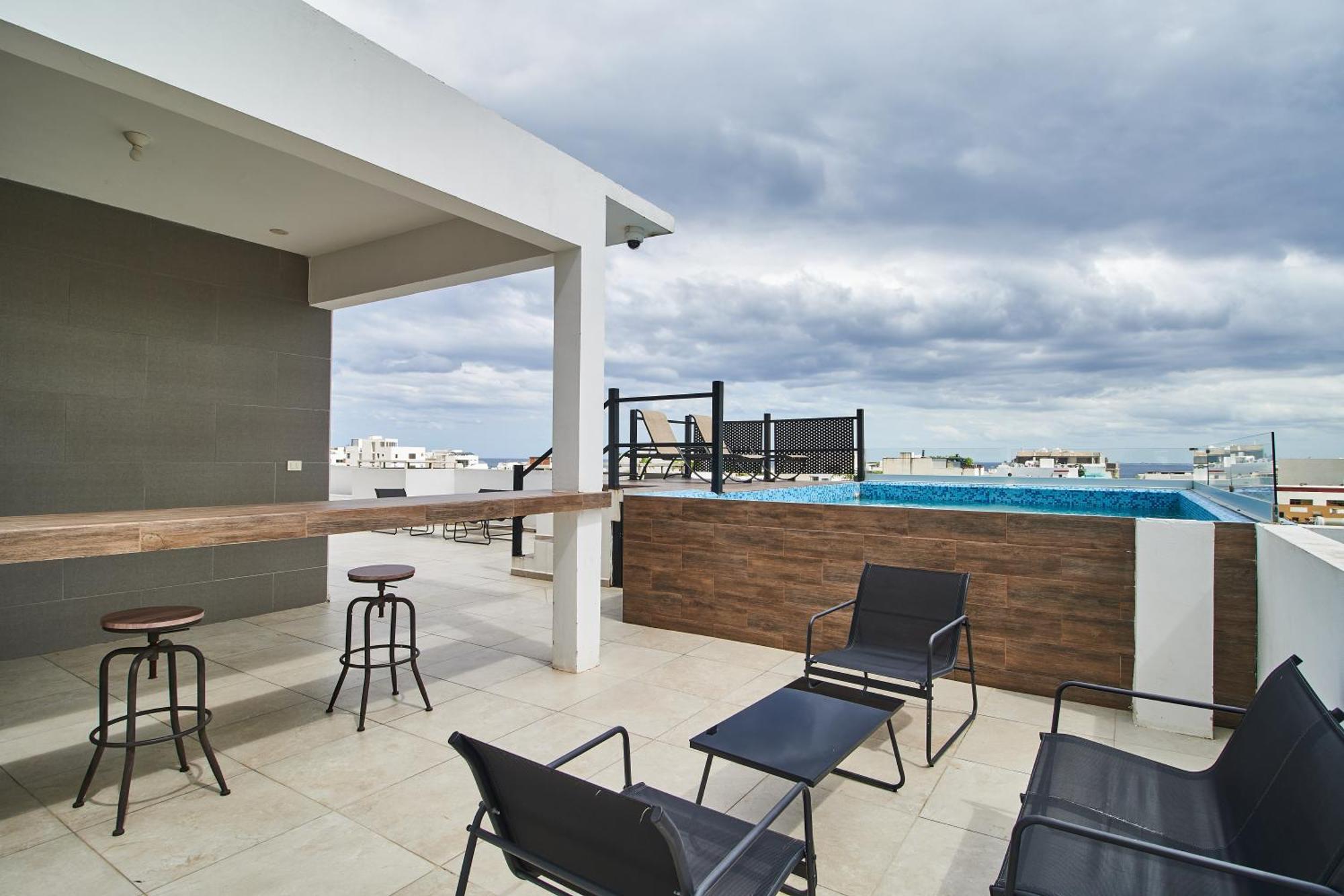 Апарт отель Torre 42 Playa Del Carmen By Lockey Экстерьер фото